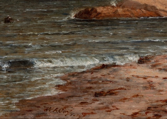 Artwork by Winckworth Allan Gay, Cohasset Salt Works, Made of Oil on canvas