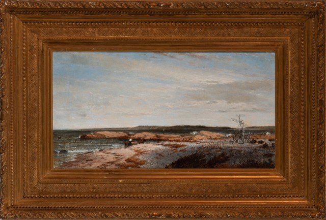 Artwork by Winckworth Allan Gay, Cohasset Salt Works, Made of Oil on canvas