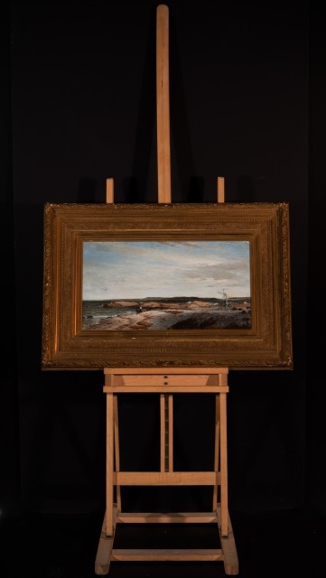 Artwork by Winckworth Allan Gay, Cohasset Salt Works, Made of Oil on canvas