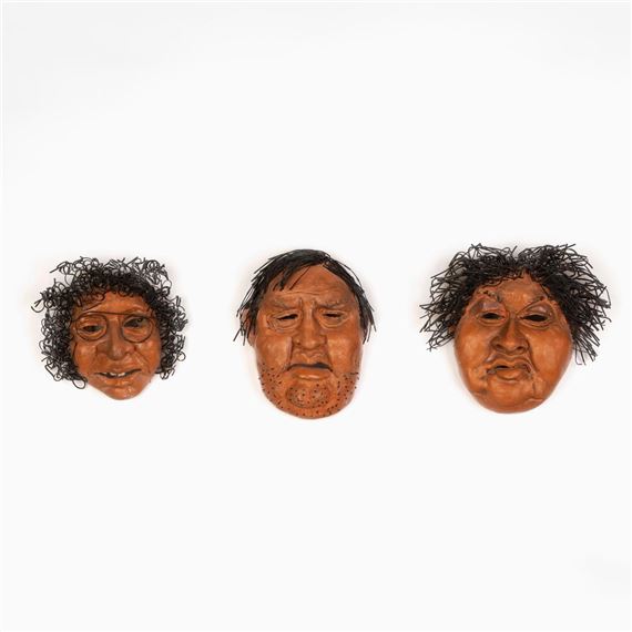 Group of Three Masks