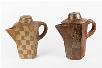 Pair of High Spouted Coffee Pots - Mark Pharis
