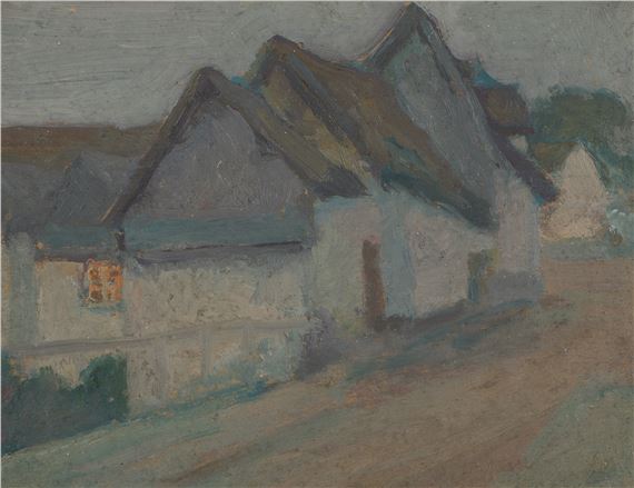 Thatched Roofs by E. Phillips Fox