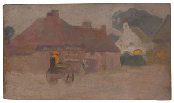 Buildings at Dusk III by E. Phillips Fox