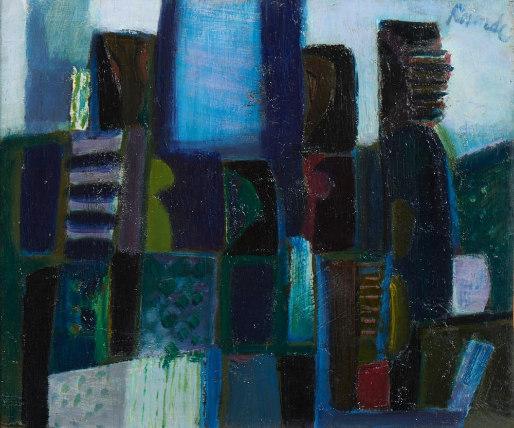 Artwork by Júlio Resende, Untitled, Made of Oil on plywood