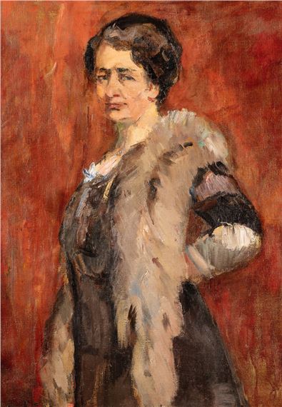 Portrett av Kittelsen by Henrik Lund