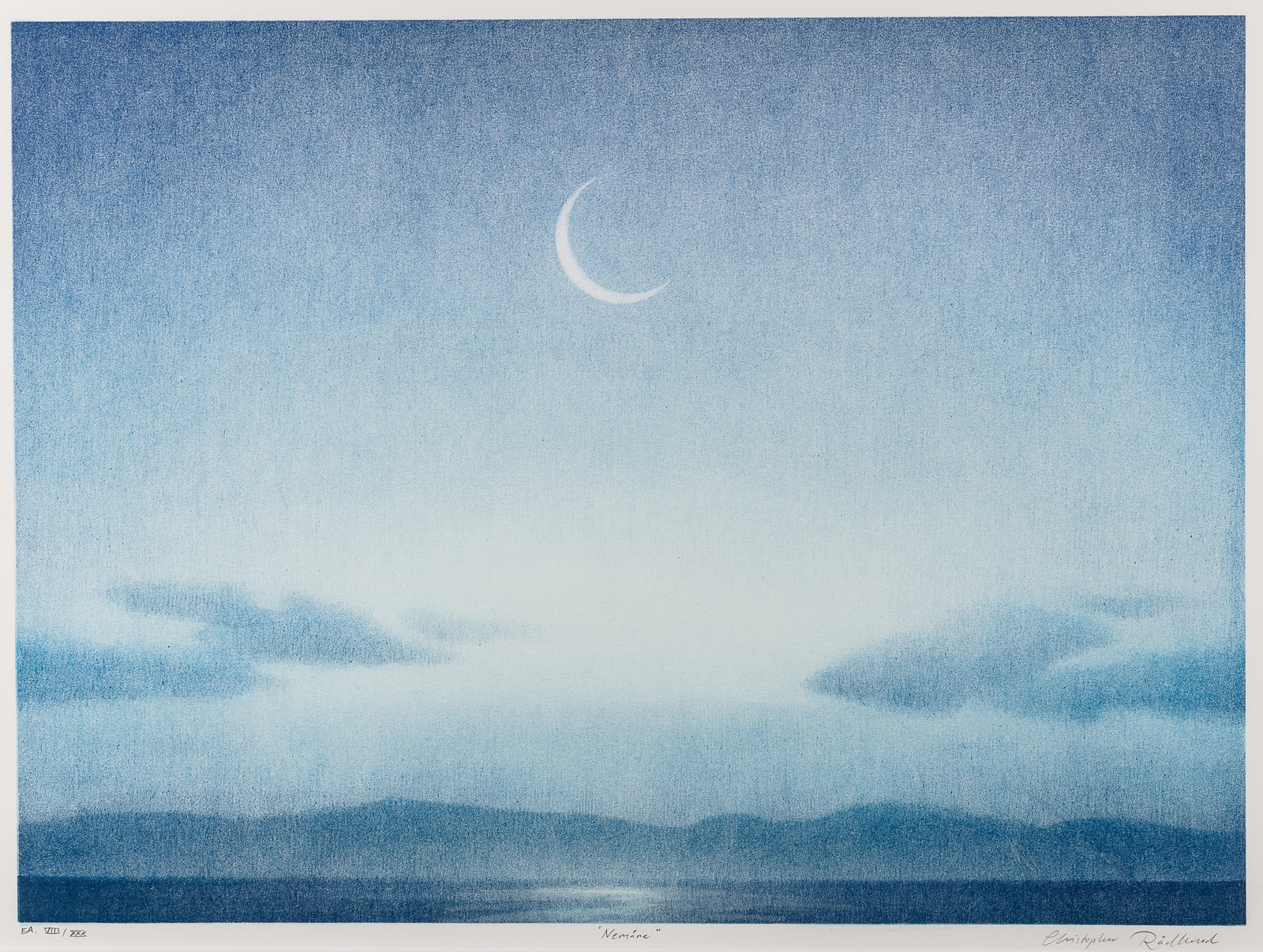 Artwork by Christopher Rådlund, Nemåne, Made of lithograph