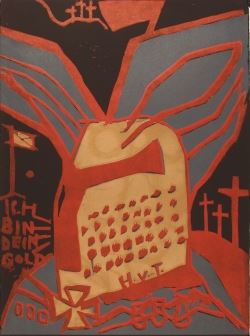 Hagen von Tronje im Meeresgrund, nahe Atlantisis by Jonathan Meese, 2005