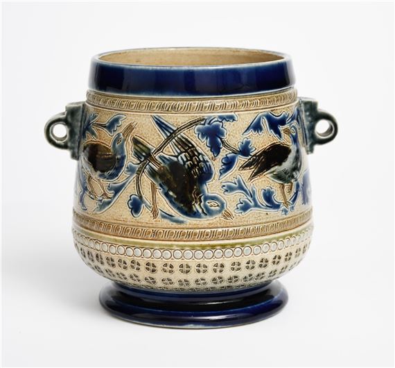 A C I C Bailey Fulham Pottery vase