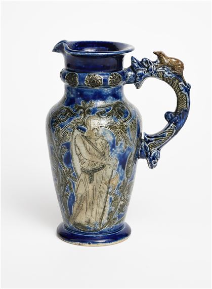 A C I C Bailey Fulham Pottery ewer