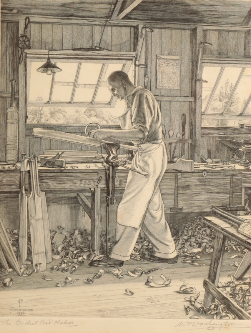 William Washington The Cricket Bat Maker MutualArt