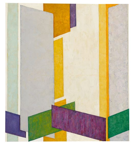 Plans diagonaux I (Plans verticaux I) by František Kupka, Painted circa 1924
