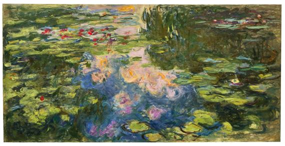 Le Bassin aux nymphéas by Claude Monet, Painted in 1917-1919