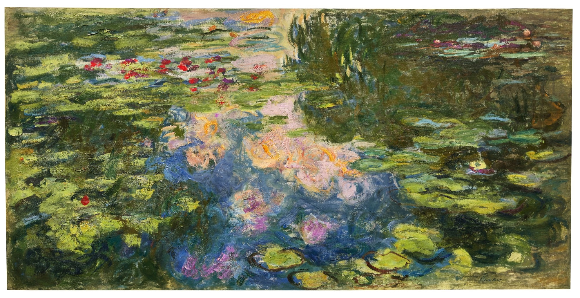 Page De Garde Cycle 3 Claude Monet Les Nymphéas Claude Monet | Le Bassin aux nymphéas (1917 - 1919) | MutualArt