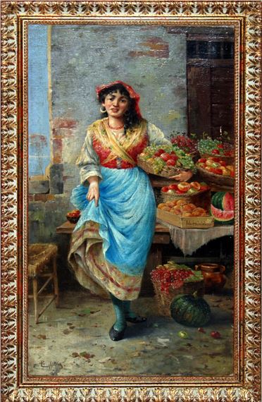 Raff.fruttivendola by Bernardo Hay