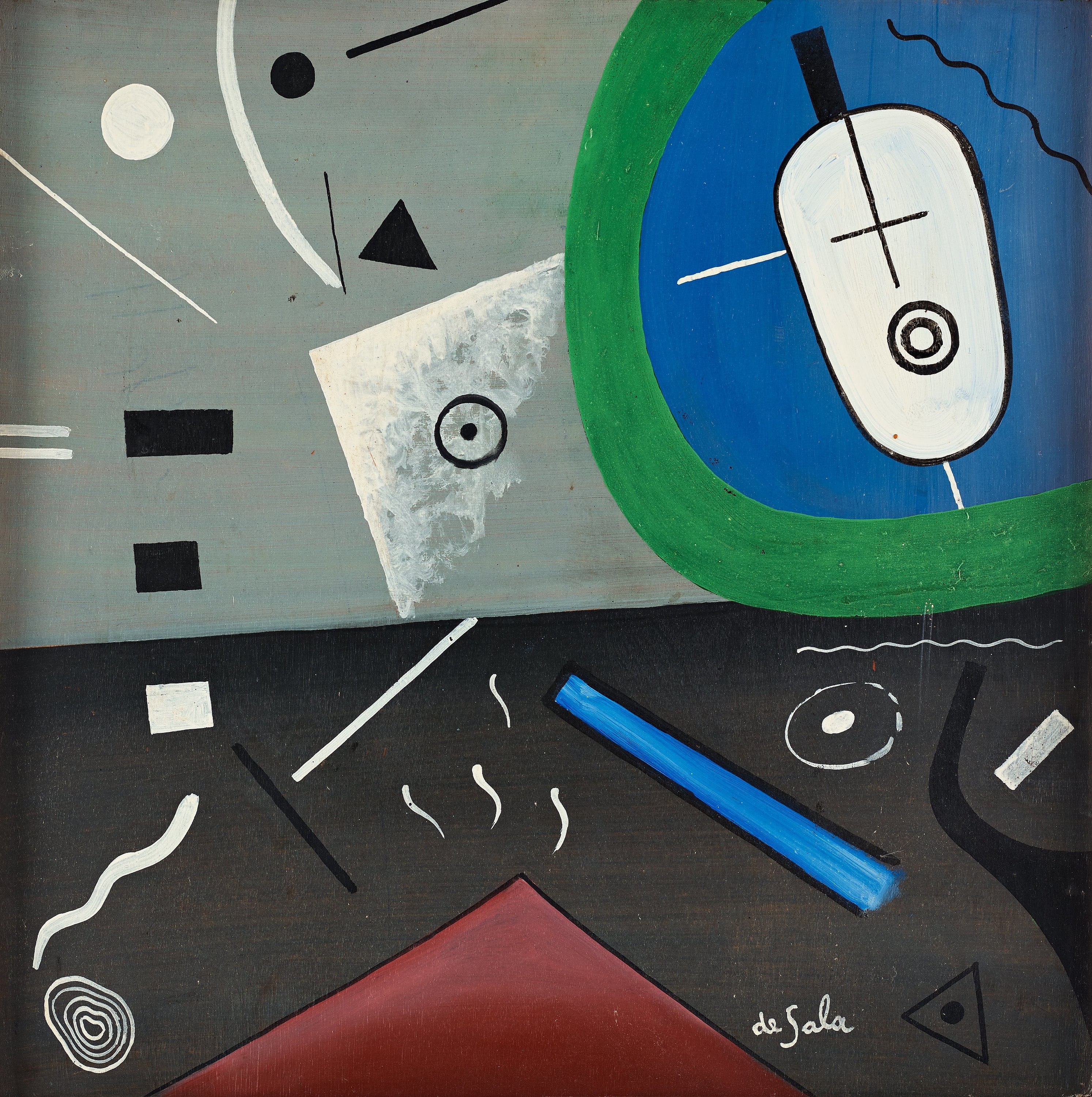 Artwork by Eugéne de Sala, Composition, Made of Panel