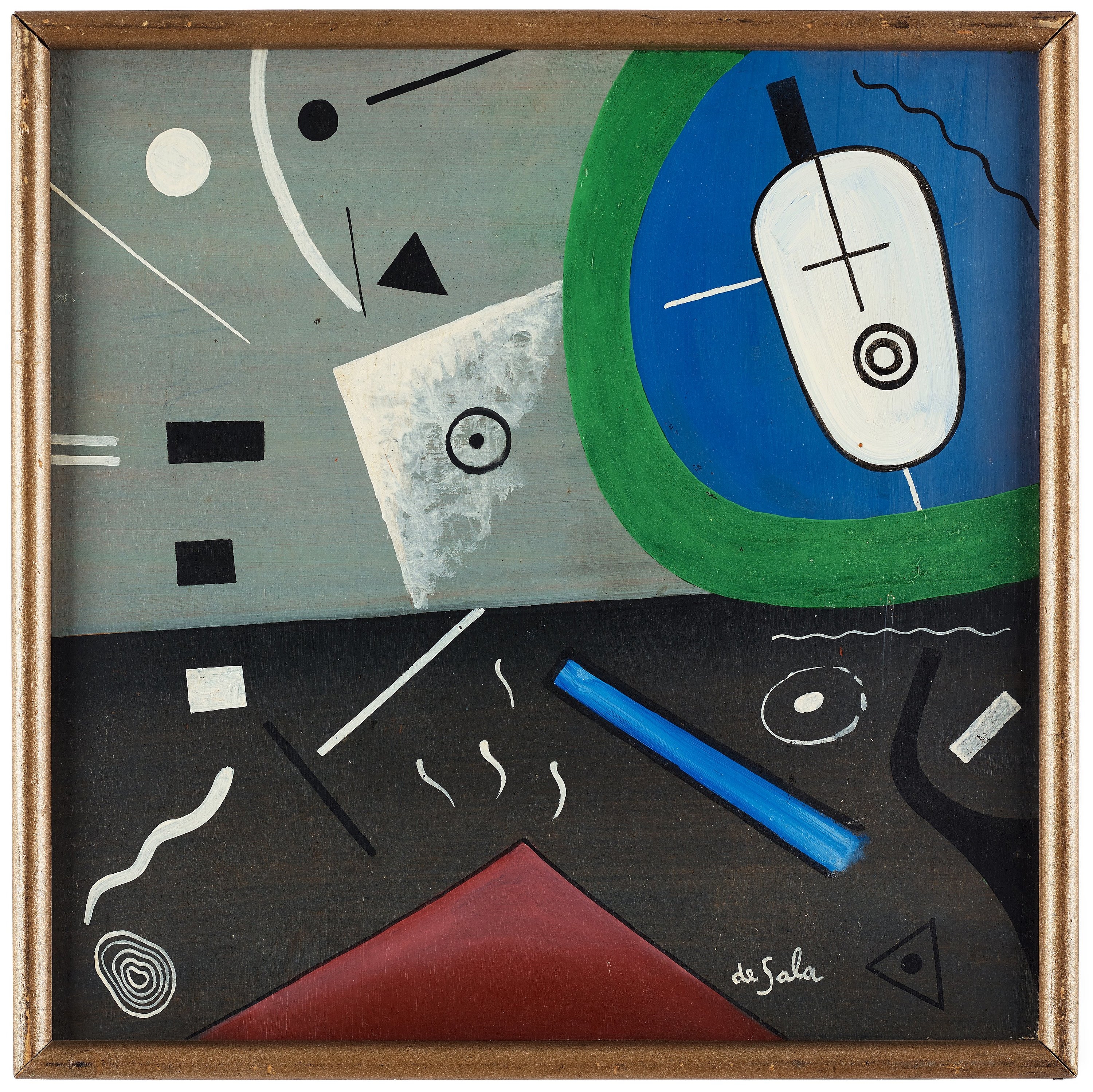 Artwork by Eugéne de Sala, Composition, Made of Panel