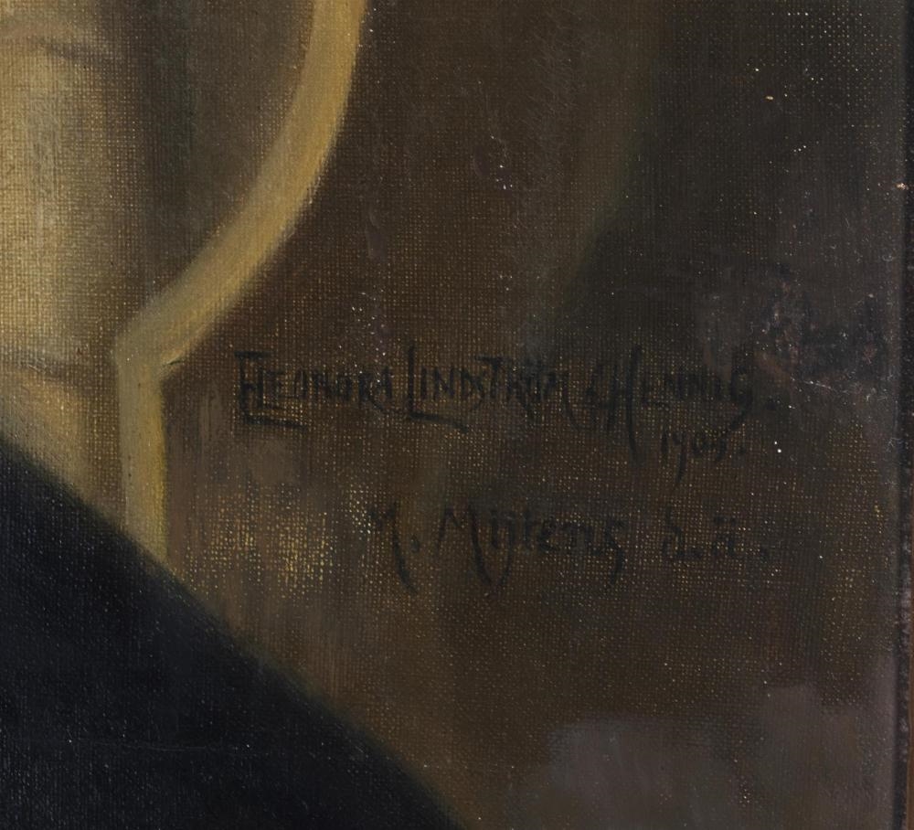 Artwork by Martin Mijtens, Eleanora Lindstrom Hennig, "Portrait of Dr. Olaus Rudbeck,", Made of Oil on canvas
