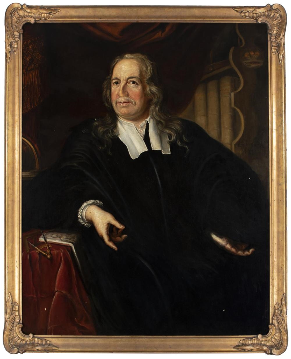 Artwork by Martin Mijtens, Eleanora Lindstrom Hennig, "Portrait of Dr. Olaus Rudbeck,", Made of Oil on canvas