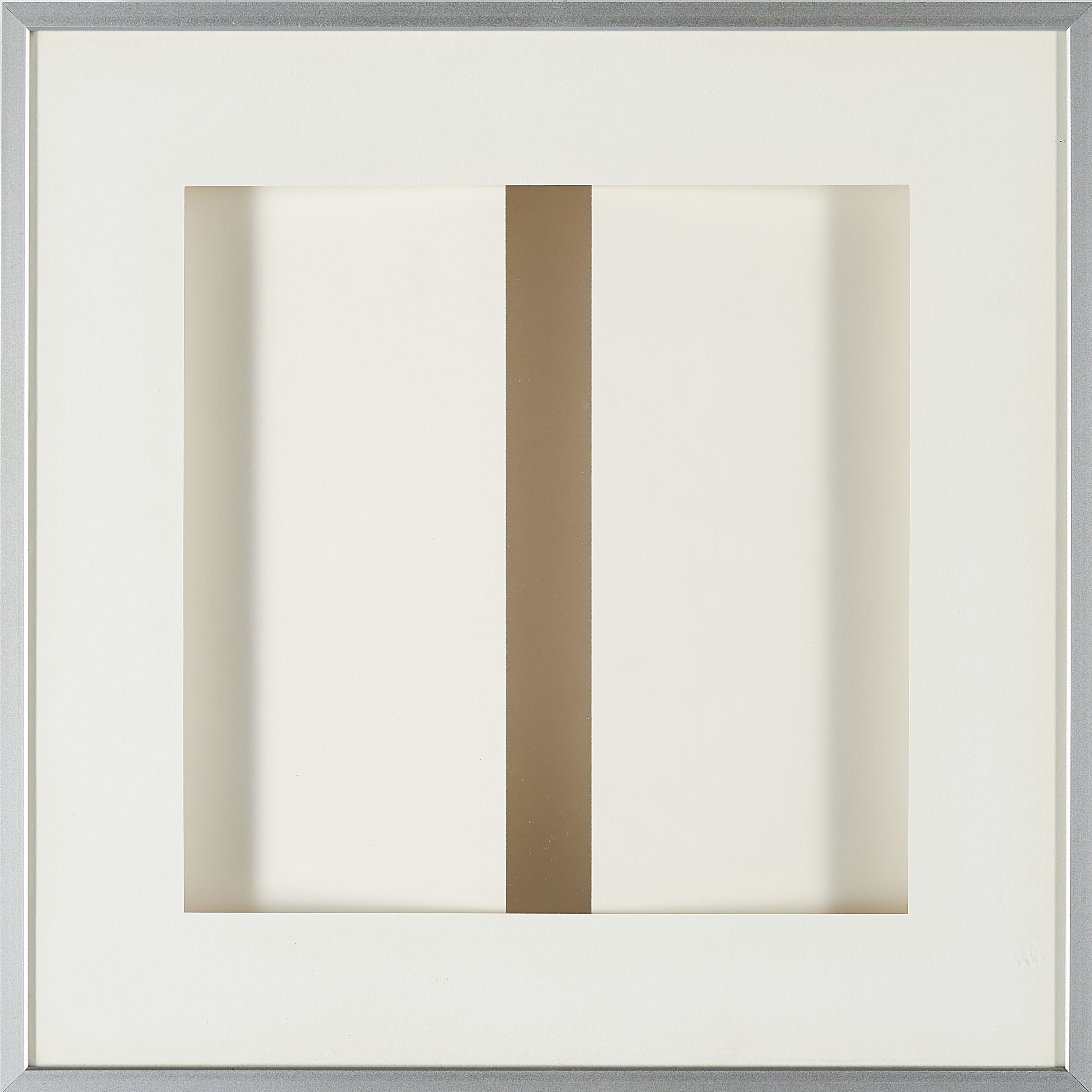 Artwork by Tom Mosley, Shadow-Box., Made of Wood, card and Plexiglass