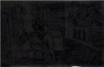 Untitled (from the series "Das Schattenkabinett des Dr. Schön", sheet 10/16). - Lou Hoyer