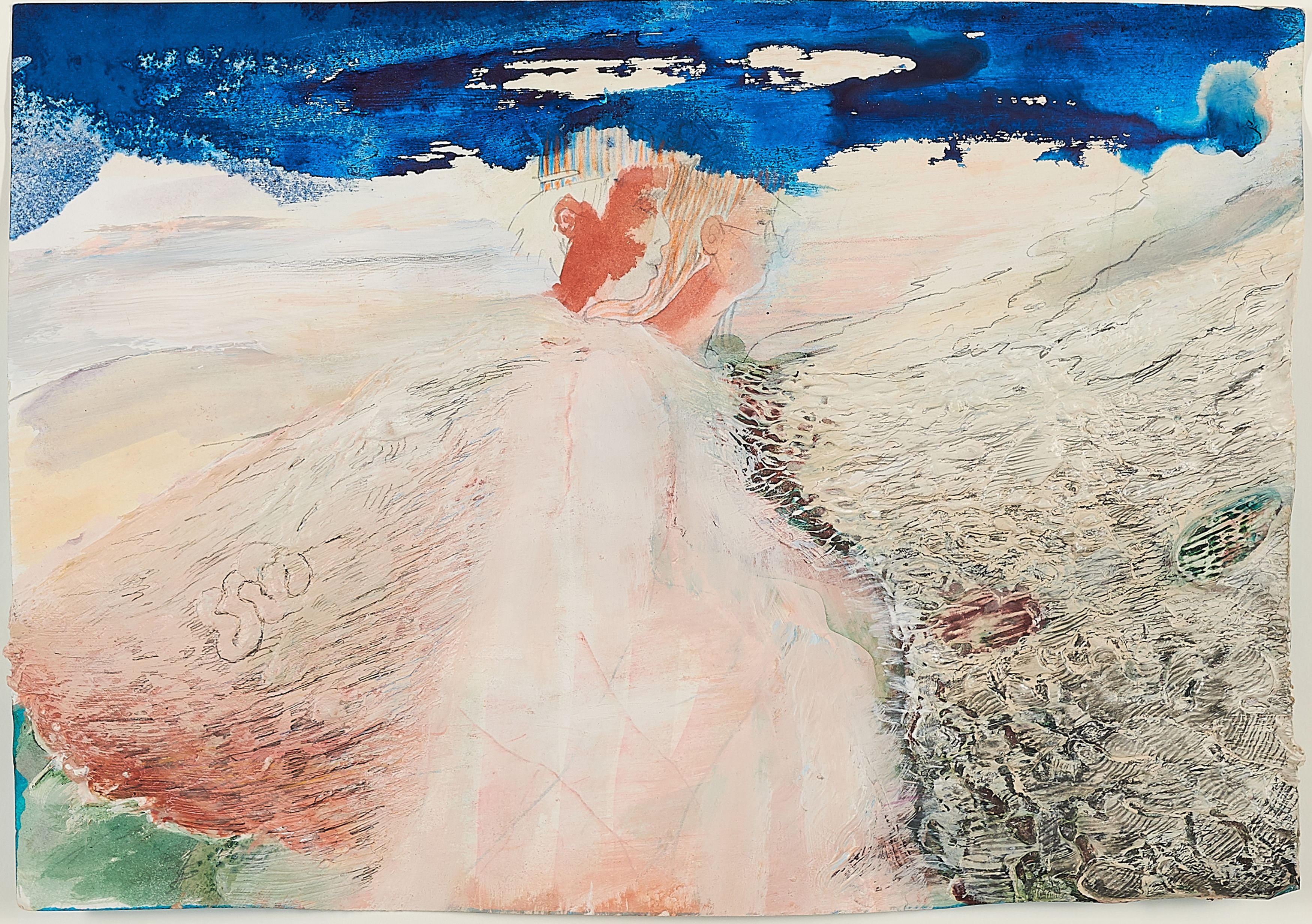 Artwork by Peter Böhnisch, Untitled (The new organs are coming)., Made of Mixed media on paper