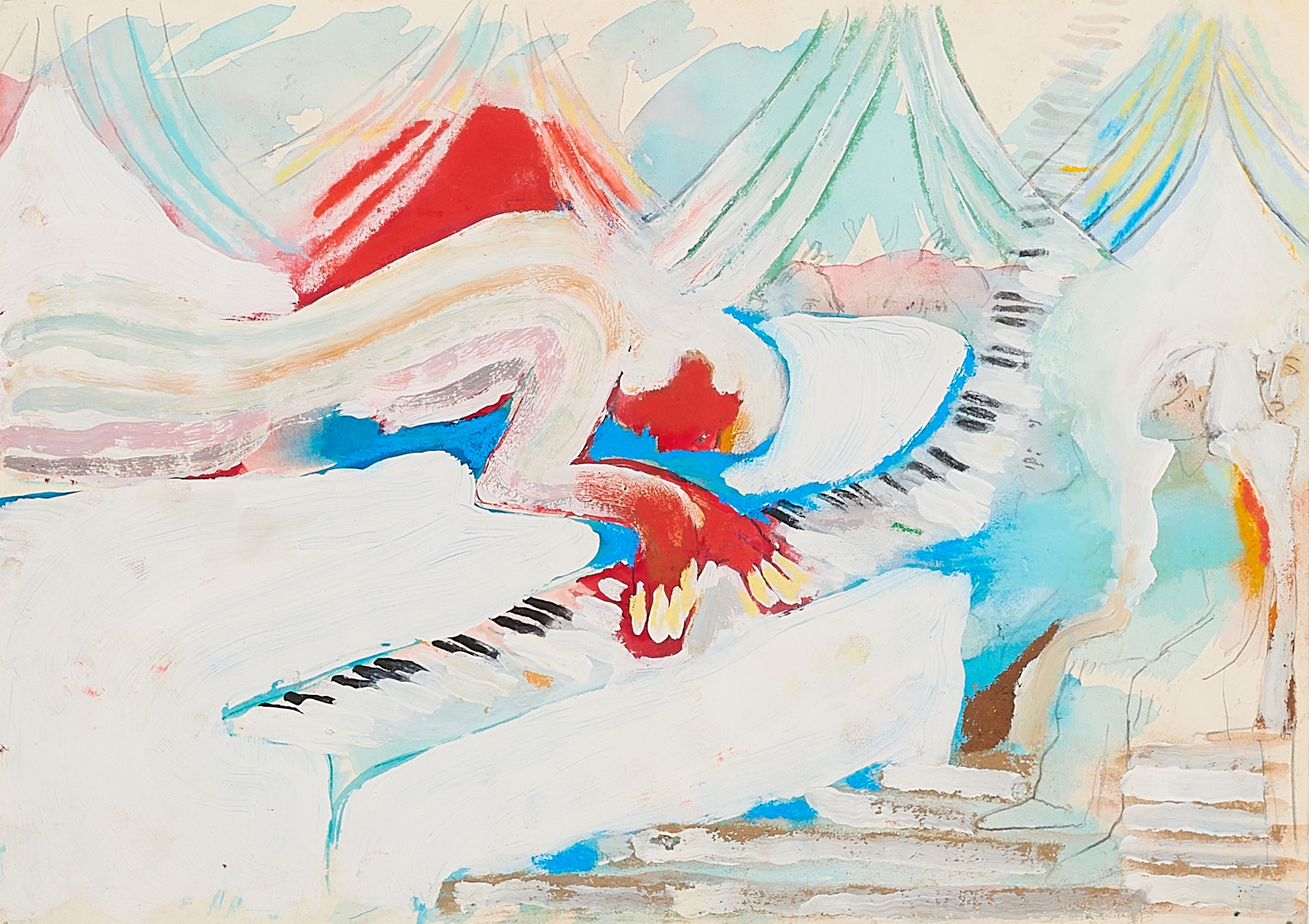 Artwork by Peter Böhnisch, Untitled., Made of Mixed media on paper