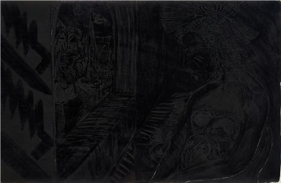 Untitled (from the series "Das Schattenkabinett des Dr. Schön", sheet 7/16). by Lou Hoyer, 2013