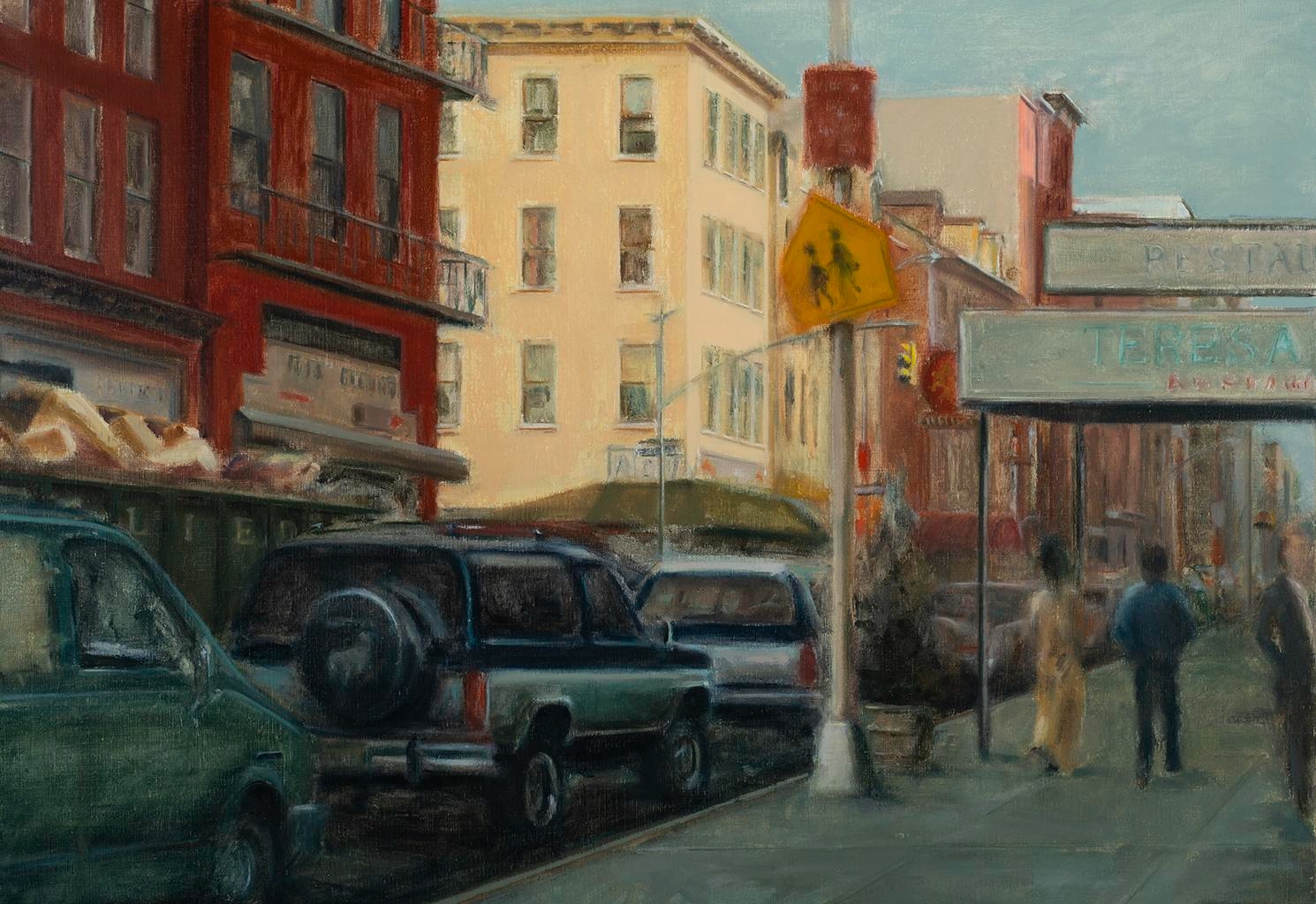 Artwork by Stephen Head, Teresa and Mimmo Restaurant, Made of Oil on linen