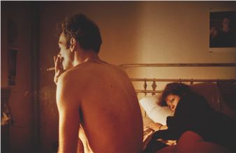 Nan and Brian on the bed, New York - Nan Goldin