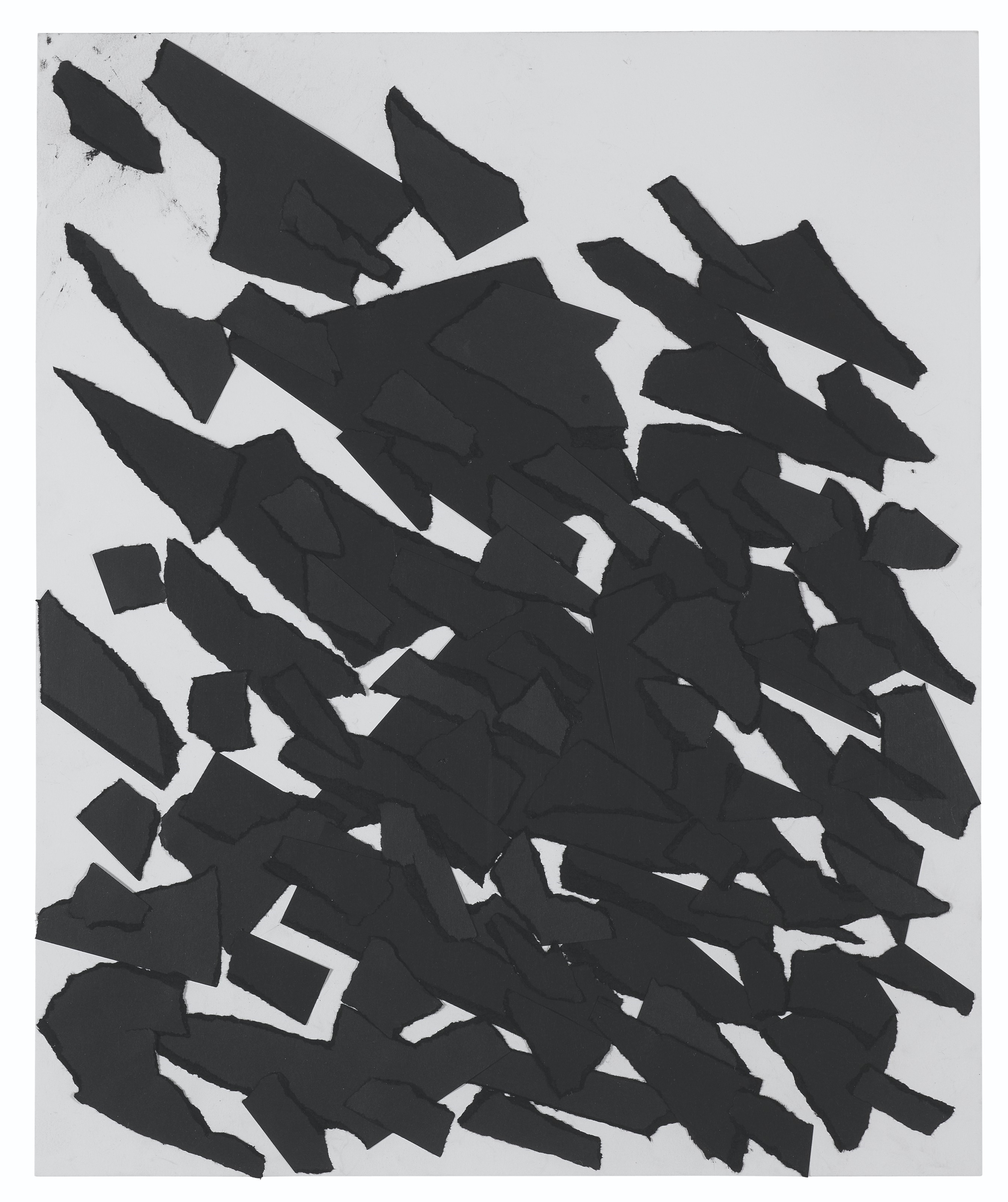 Artwork by Paul Chan, Opus at 7:00 a.m., Made of paper collage on paper