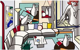 Interior: Perfect Pitcher - Roy Lichtenstein