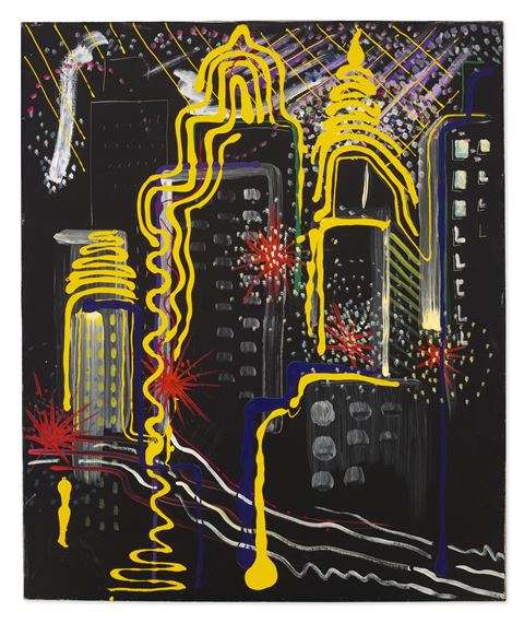 Stadtbild II (City Painting II) by Sigmar Polke, 1968, Painted in 1968