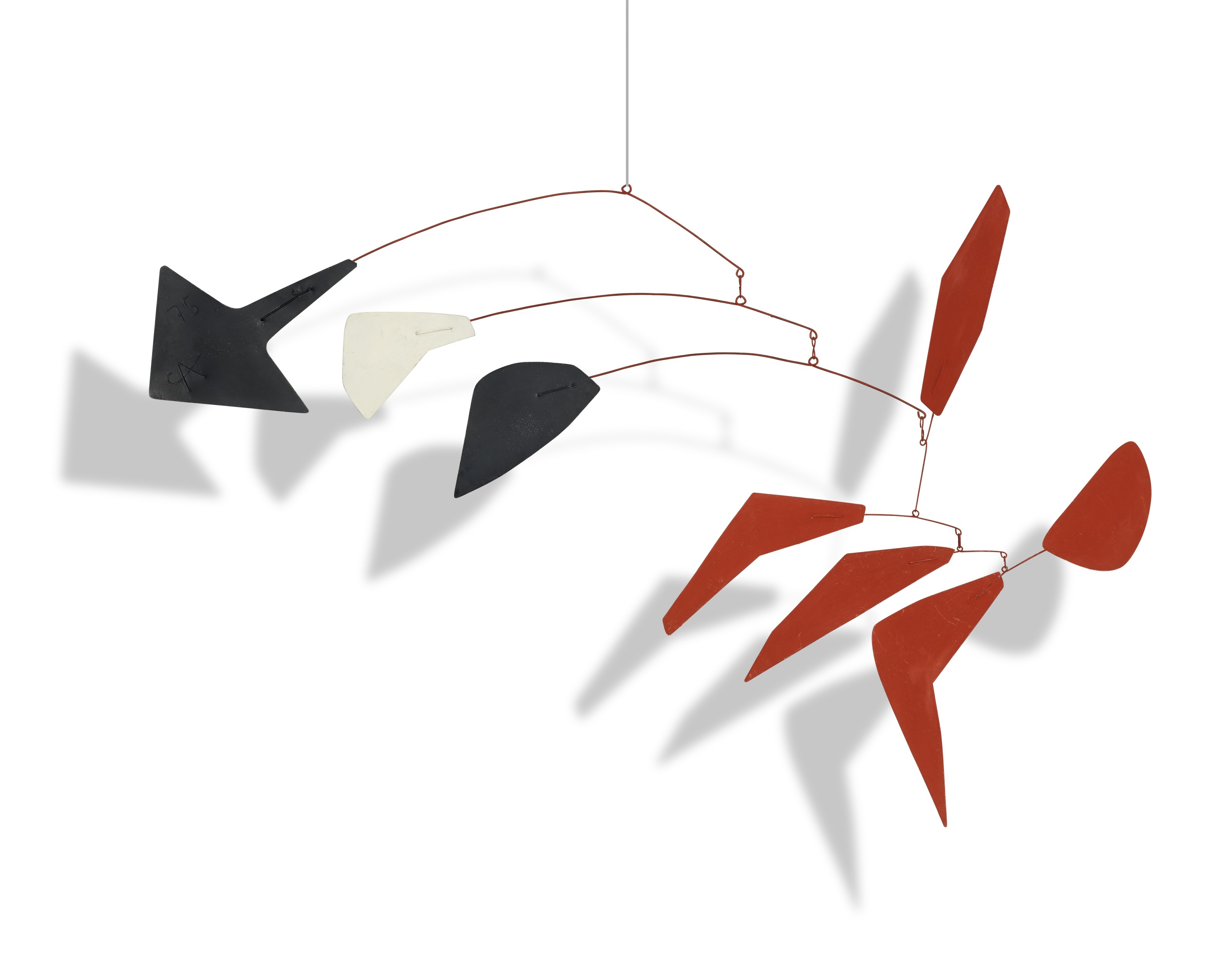 Artwork by Alexander Calder, Exit, Made of metal, wire and paint