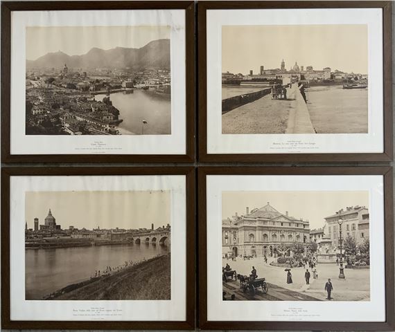 Scorci delle città di Milano, Pavia, Como e Mantova - Alfred Brothers