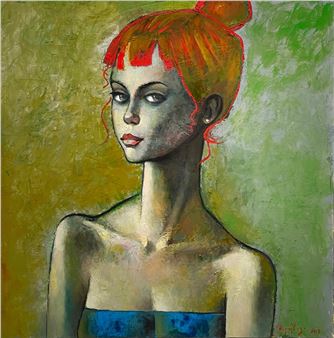 Girl with red hair - Murman Kuchava