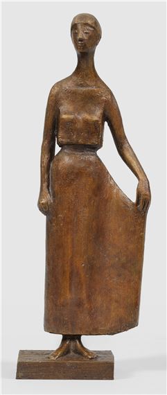 Stehende im Hemd by Gerhard Marcks, 1970