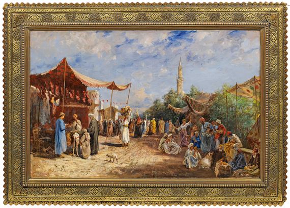 Max Rabes | Arabischer Markt in Kairo (1894) | MutualArt
