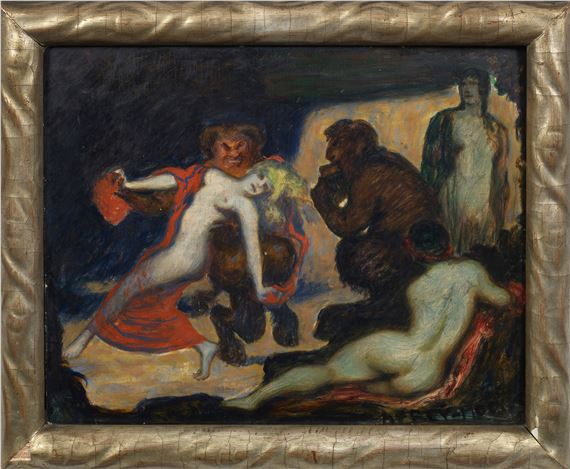 Bacchantische Szene by Adolf Frey-Moock