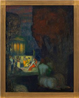 Nächtliches Bacchanal - Adolf Frey-Moock