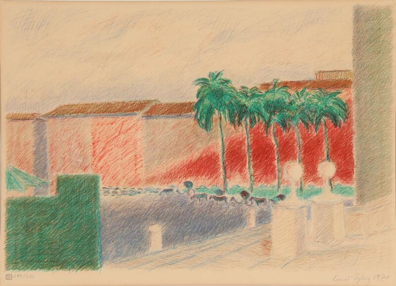 Ernst Syberg | Two landscapes (1969 - 1970) | MutualArt