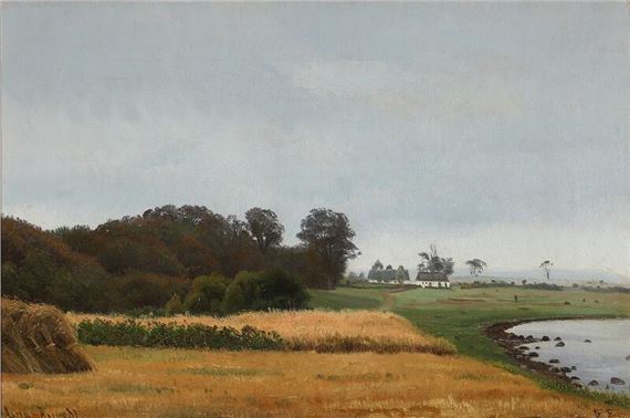 View from Asnæs by Harald Frederik Foss, Aug. 1882