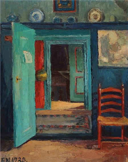 Elsa Nobbe | Interior from Fanø (1925) | MutualArt