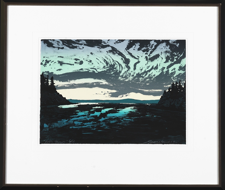 Artwork by Scott Goudie, Little Minipi, Made of lithograph on paper