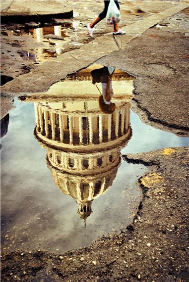 Auf Regen folgt Sonne. Havanna Capitolio