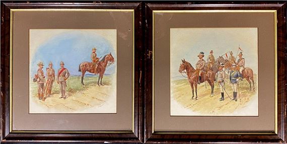 Richard Simkin | Victorian Military Forces Pre Federation Uniforms ...