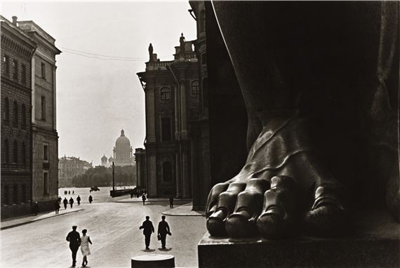 At the Hermitage. by Boris Ignatovich, printed 1990s