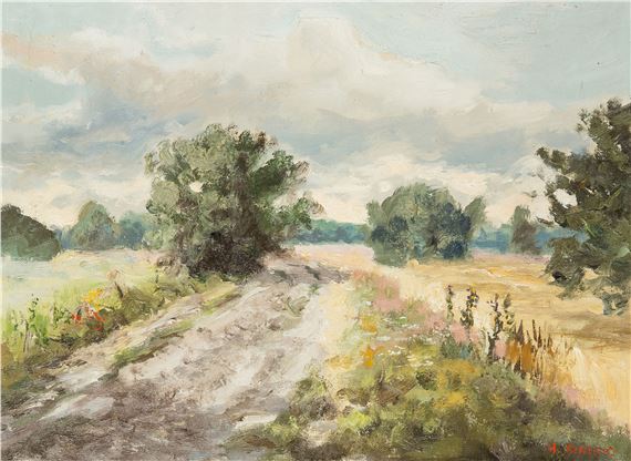 Na polnej drodze by Henryk Gasek