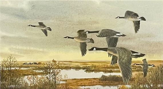 Untiled (Canada Geese) by Isabel Levesque
