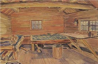 The Ranger's Cabin, Mt. Revelstoke - Arthur John Ensor