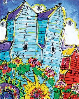 Nanton Grain Elevators - Brian Scott